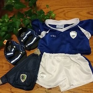 🔥 BOGO 🔥 Build-A-Bear Soccer Sports Outfit